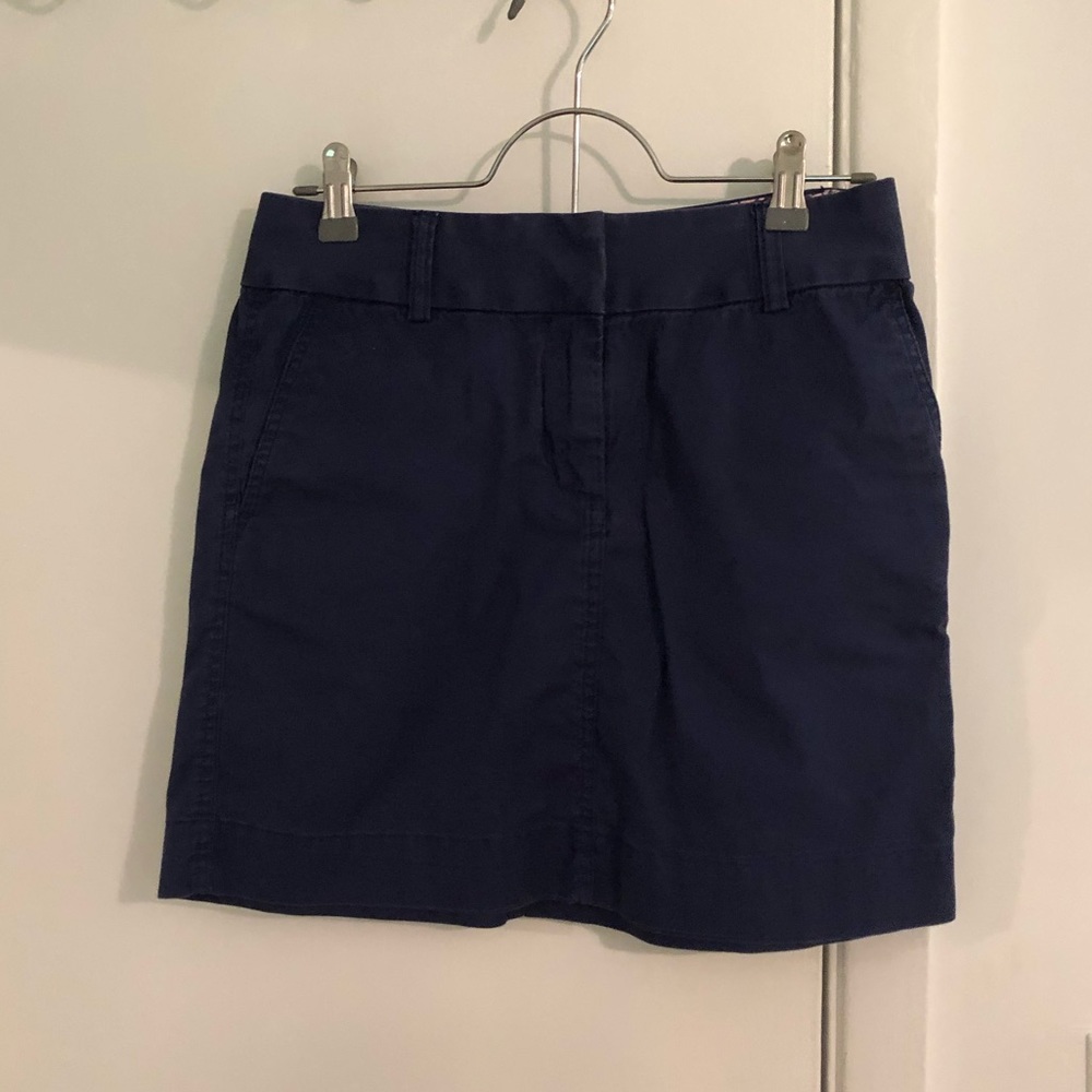 Navy skirt